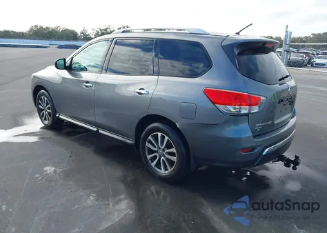 2016 Nissan Pathfinder S z USA, uszkodzony, nr VIN 5N1AR2MN2GC661433